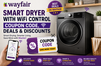Wayfair Smart Dryer with WiFi Control Coupon Code, Deals & Discounts