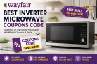 Wayfair Best Inverter Microwave Coupon Code, Deals & Discounts