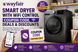 Wayfair Smart Dryer with WiFi Control Coupon Code, Deals & Discounts