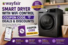 Wayfair Smart Dryer with WiFi Control Coupon Code, Deals & Discounts