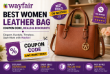 Wayfair Best Women Leather Bag Coupon Code, Deals & Discounts