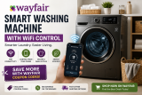 Wayfair Smart Washing Machine with WiFi Control Coupon Code (2026 Guide)