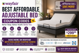 Wayfair Best Affordable Adjustable Bed Coupon Codes